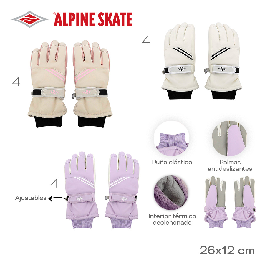 Guante Alpine Skate Dama 31268