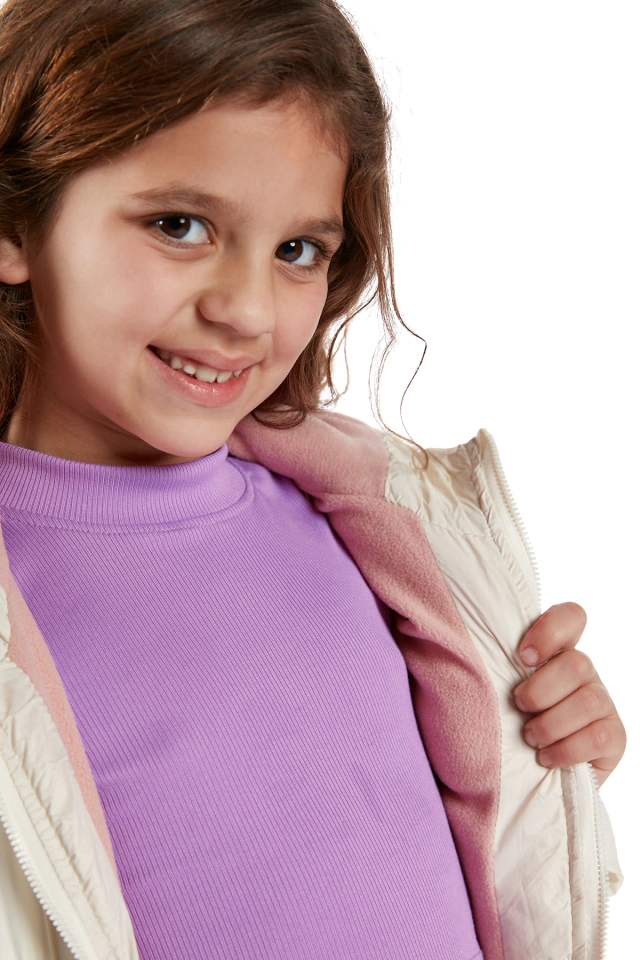 Campera Nena Forrada con Polar  Artículo 21417701