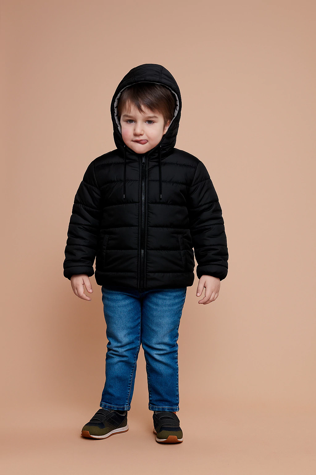 Campera Tipo Uniqlo con Forreria Combinada y Matelaseada  Artículo  21317703