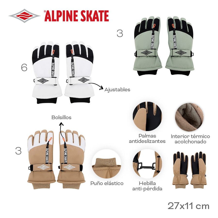 Guante Alpine Skate Dama 31418