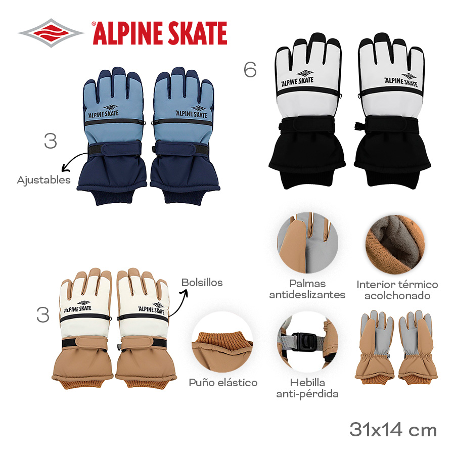 Guante Alpine Skate Hombre 31422