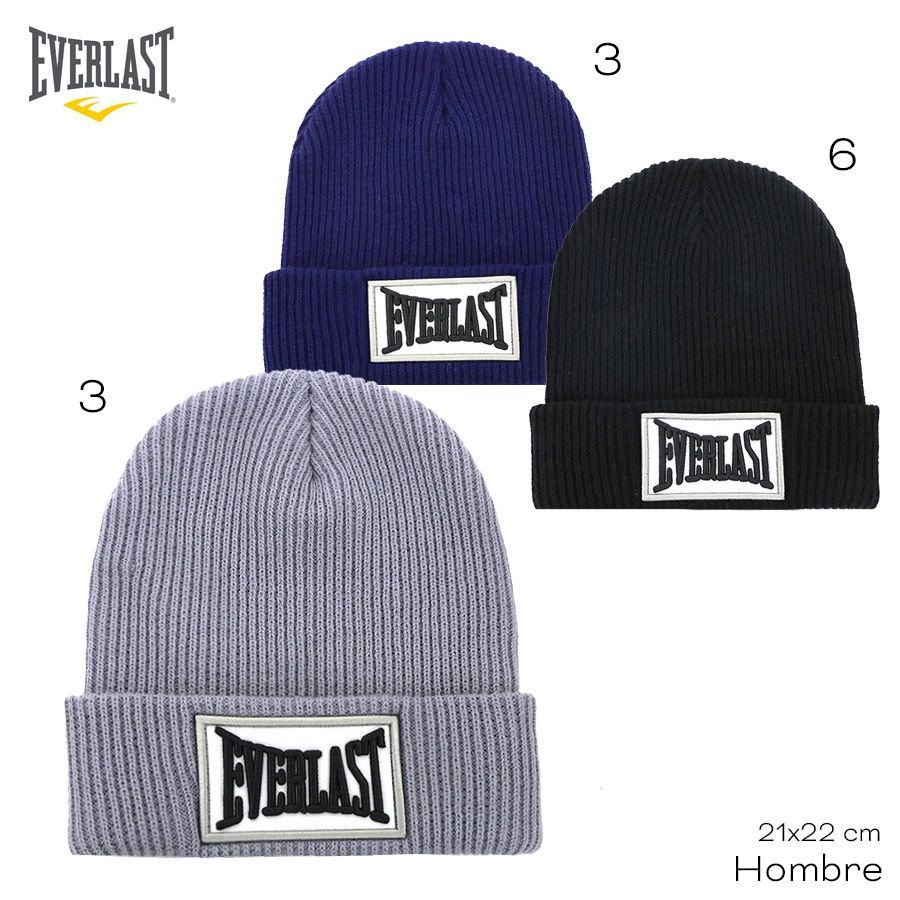 Gorro Everlast Azul - Gris - Negro 13815