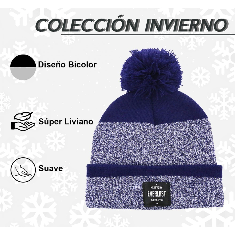 Gorro Everlast Negro - Azul 12322 preview
