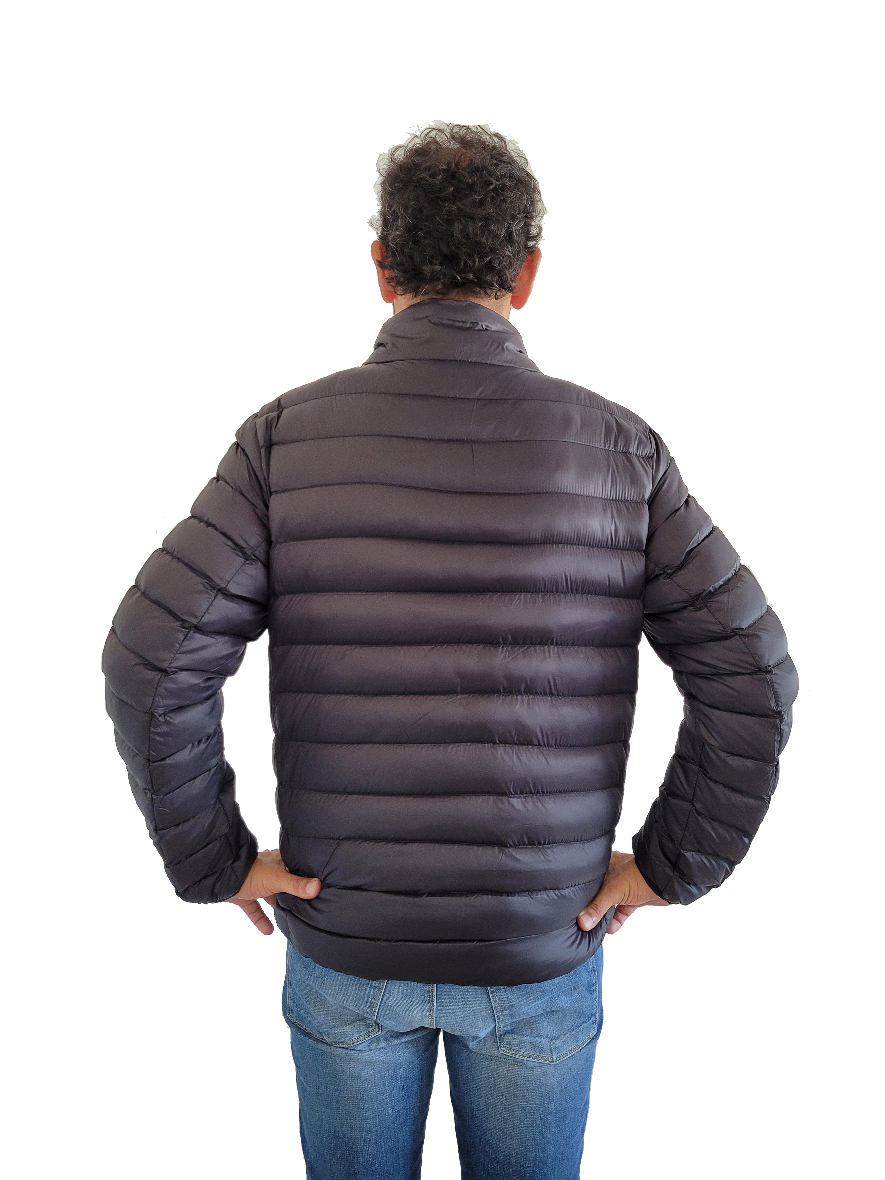 Campera Uniqlo Hombre sin Capucha Negro preview