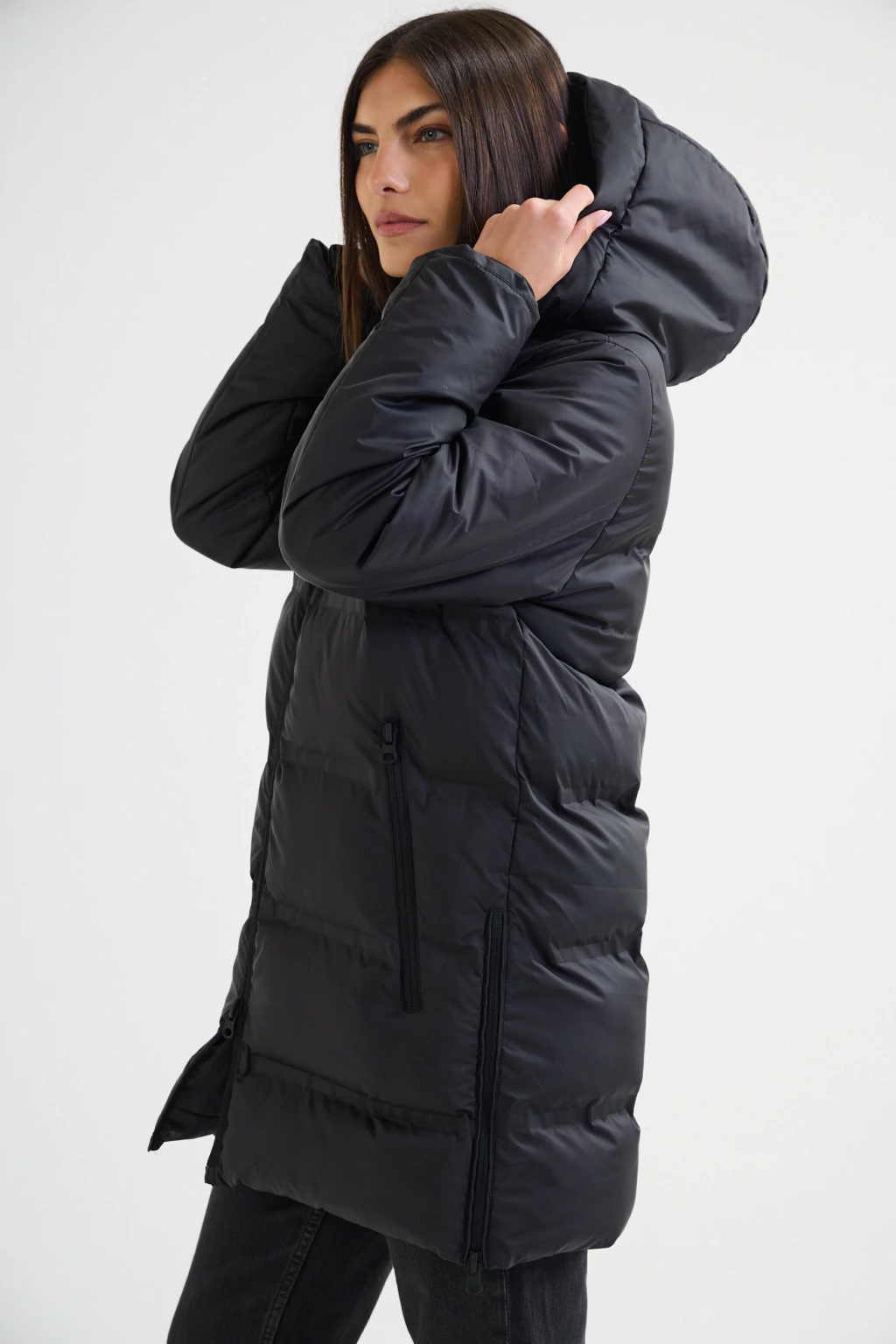 Campera  Dama Larga con  Capucha  Artículo CL223715 preview