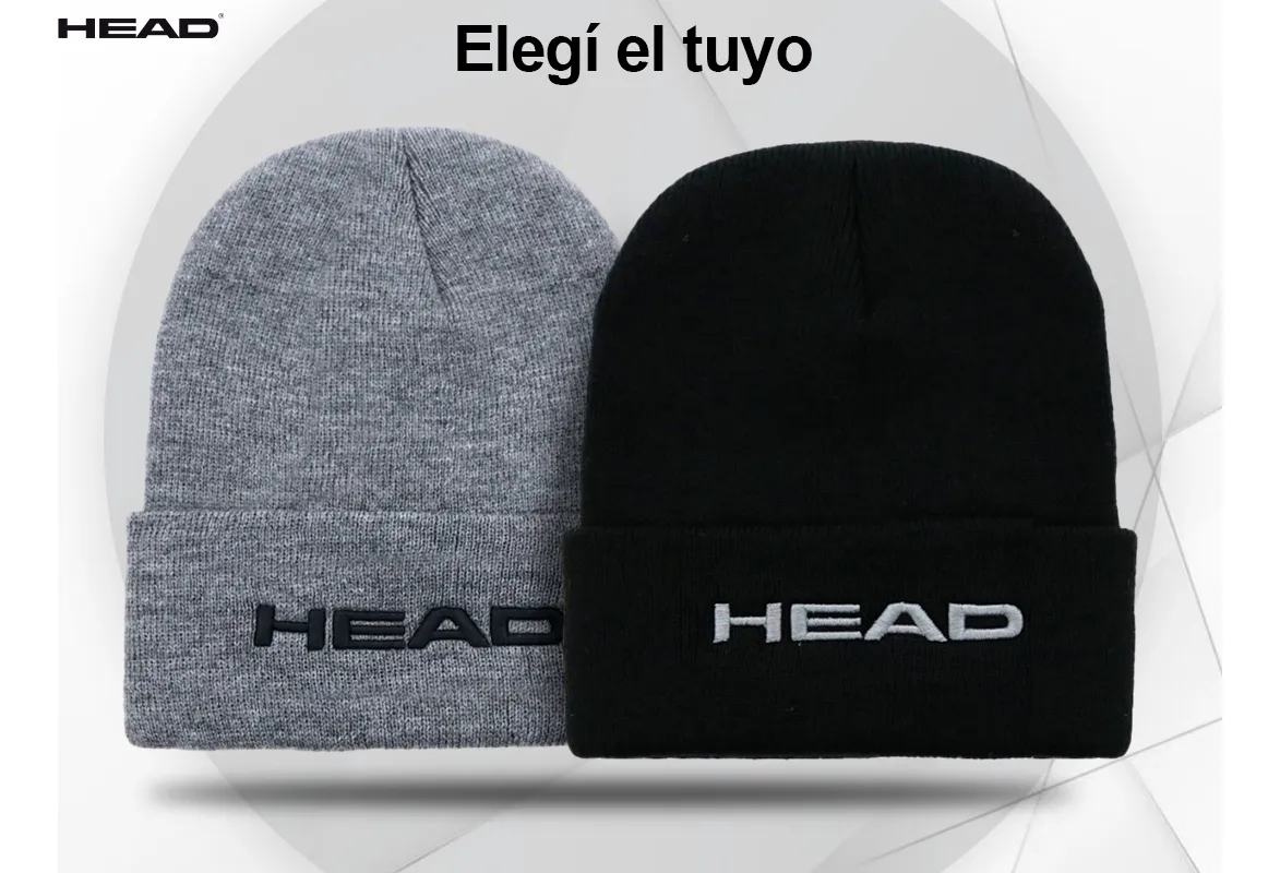 Gorro Head Negro - Gris 12455 preview